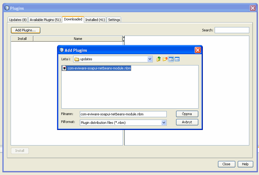 Add soapUI Plugin in NetBeans