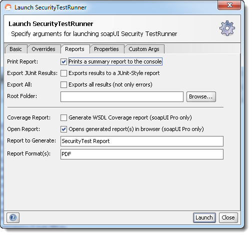 launch-securitytest-runner-reports