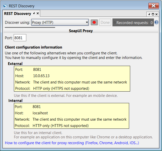 REST Discovery Proxy