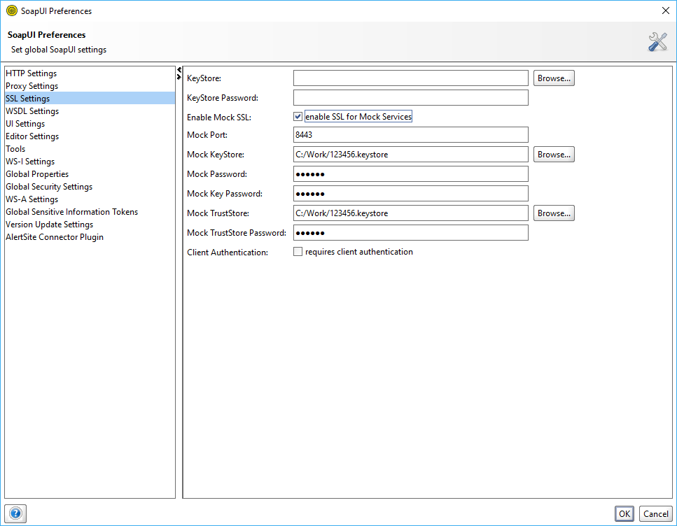 SSL Preferences