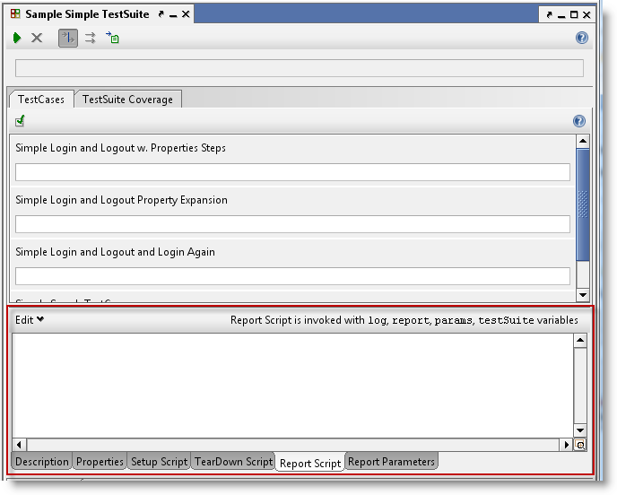 testsuite-reportscript